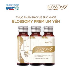 Thực phẩm bảo vệ sức khỏe giúp Tăng sức khỏe Sáng mịn da Blossomy Premium  Tổ Yến Collagen lốc 3 chai x 50ml