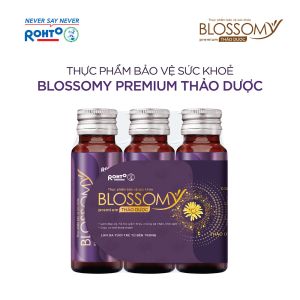 Combo 2 lốc Thực phẩm bảo vệ sức khoẻ giúp Giảm stress Ngủ sâu Sáng khỏe da Blossomy Premium  Thảo Dược Collagen (lốc 3 chai x 50ml)
