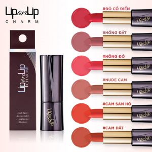 Son lì Collagen siêu mịn Lip On Lip Charm 4g