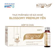 Thực phẩm bảo vệ sức khỏe giúp Tăng sức khỏe Sáng mịn da Blossomy Premium  Tổ Yến Collagen hộp 10 chai x 50ml