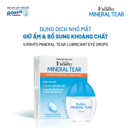 Dung dịch nhỏ mắt giữ ẩm & bổ sung khoáng chất V.Rohto Mineral Tear 13ml 